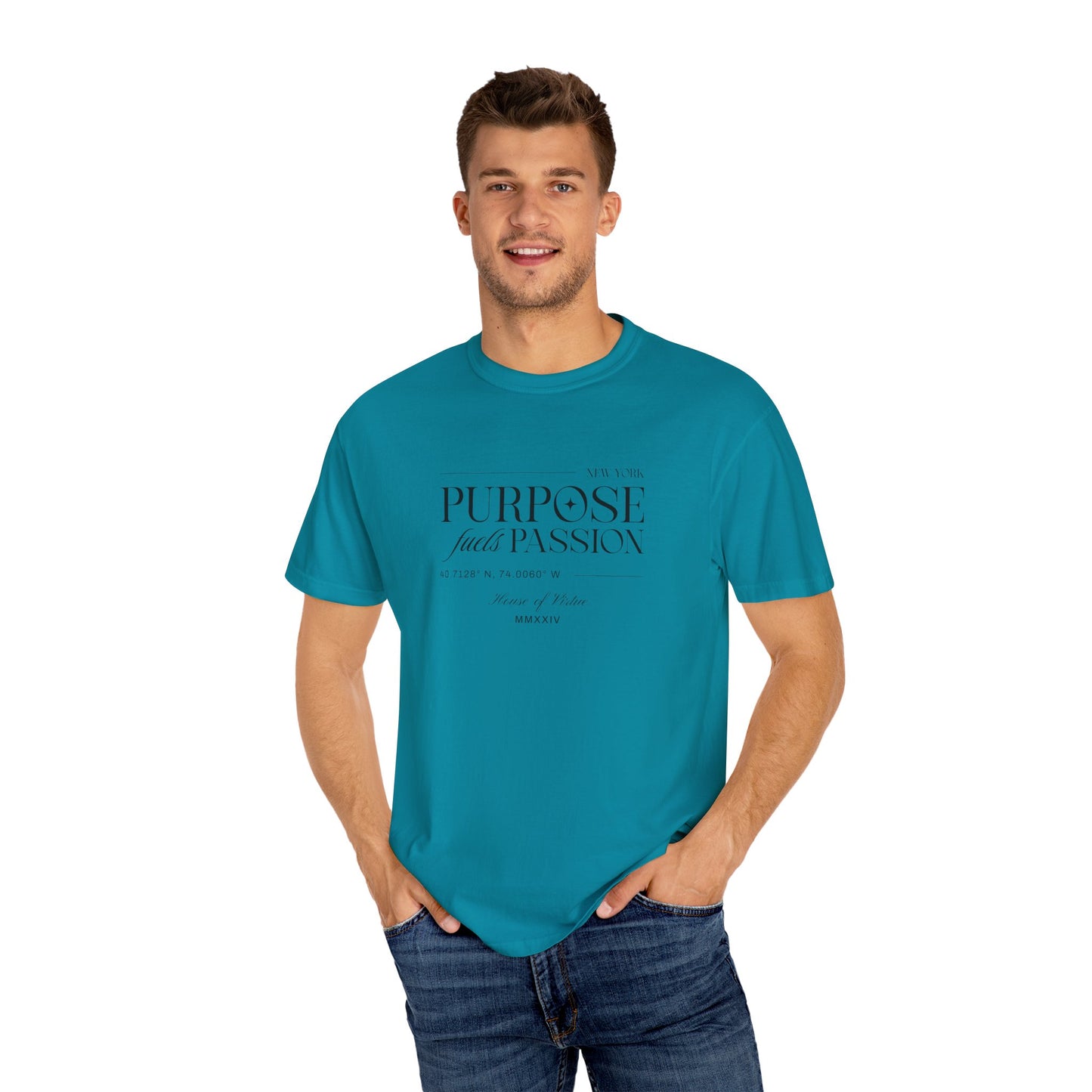 Passion Unisex Garment-Dyed T-shirt - House of Virtue Collection