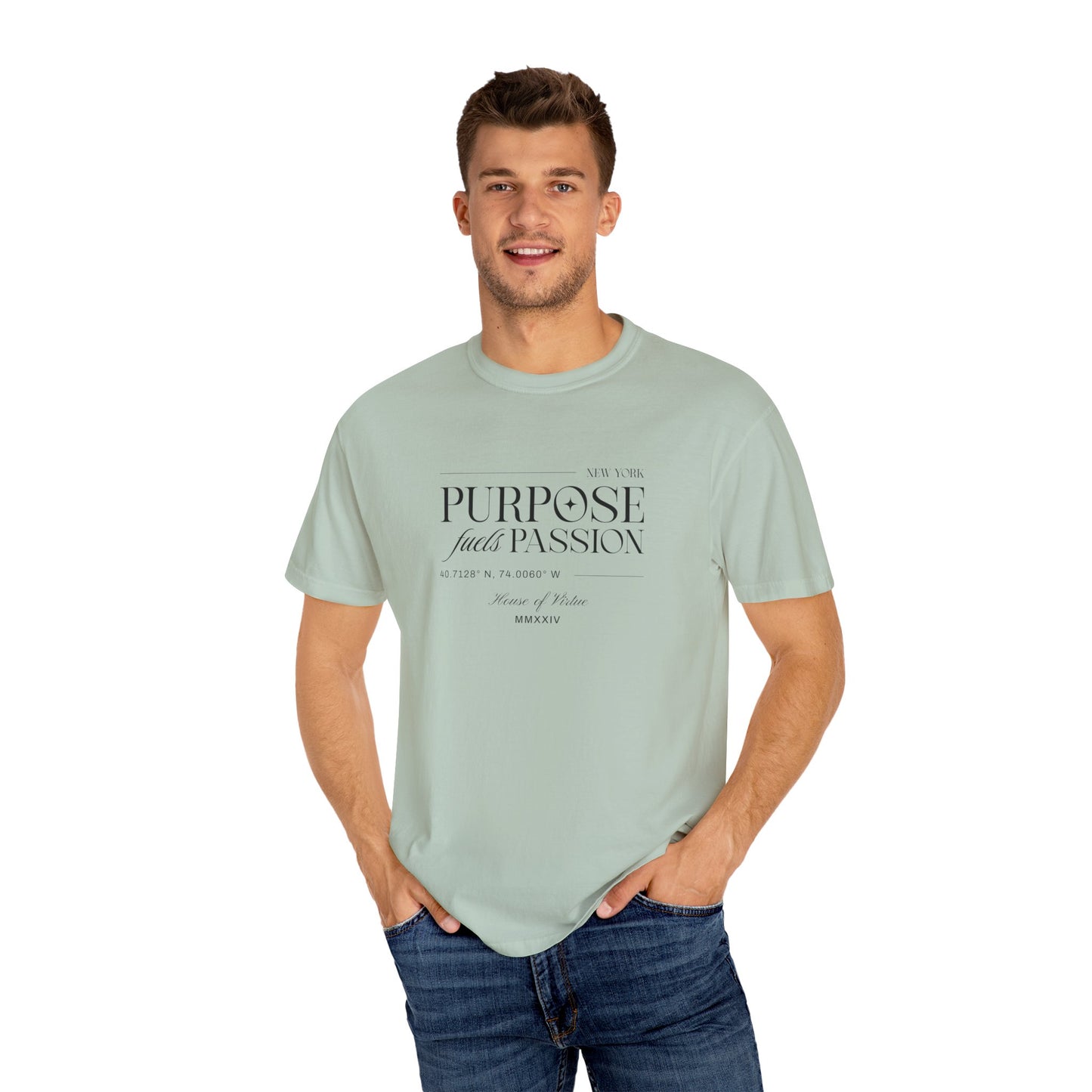 Passion Unisex Garment-Dyed T-shirt - House of Virtue Collection