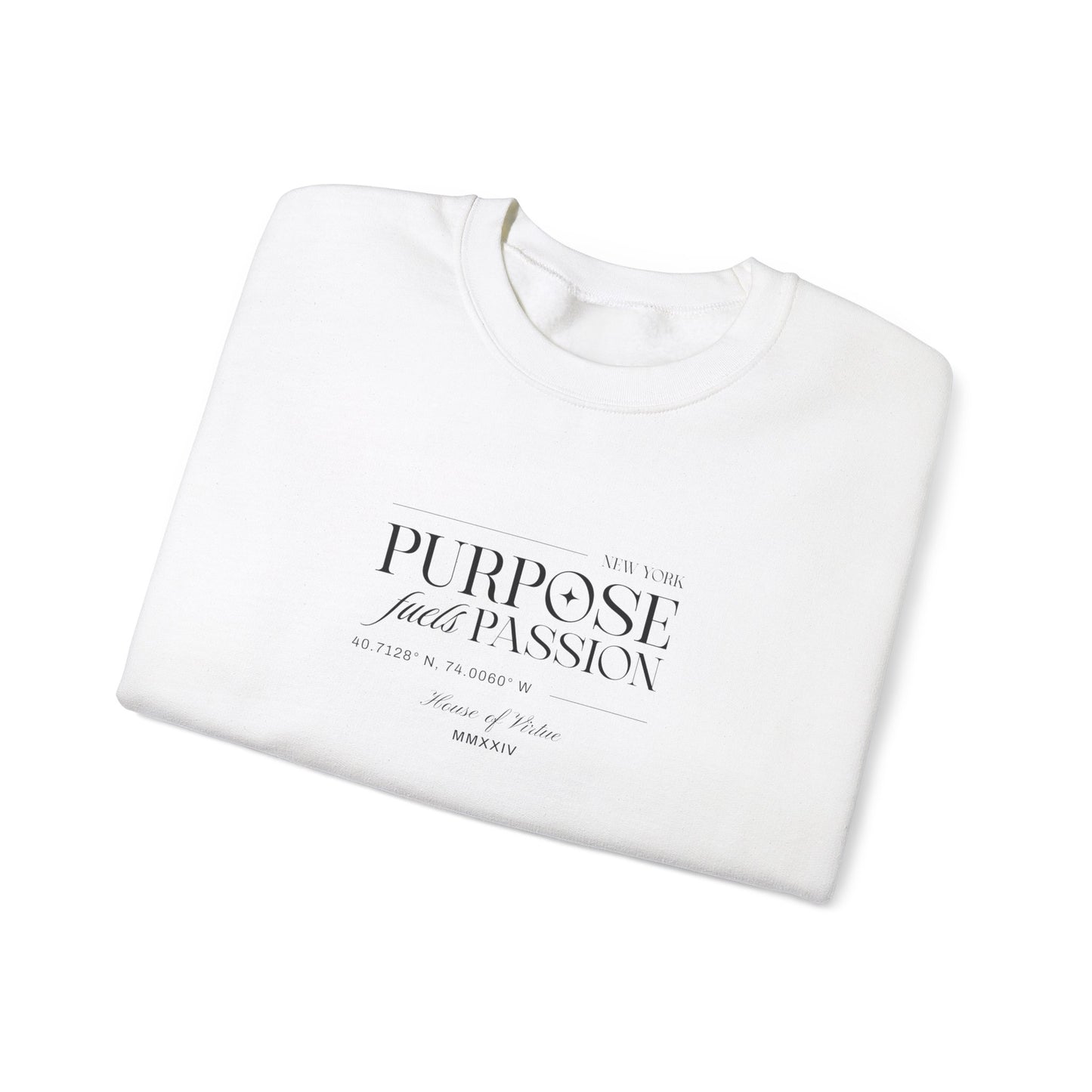 House of Virtue's "Purpose" Unisex Heavy Blend™ Crewneck Sweatshirt