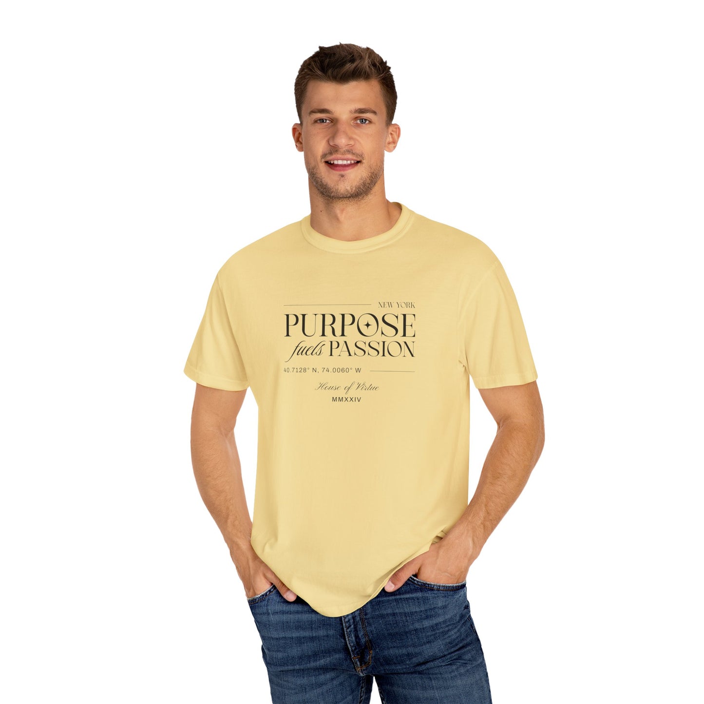 Passion Unisex Garment-Dyed T-shirt - House of Virtue Collection