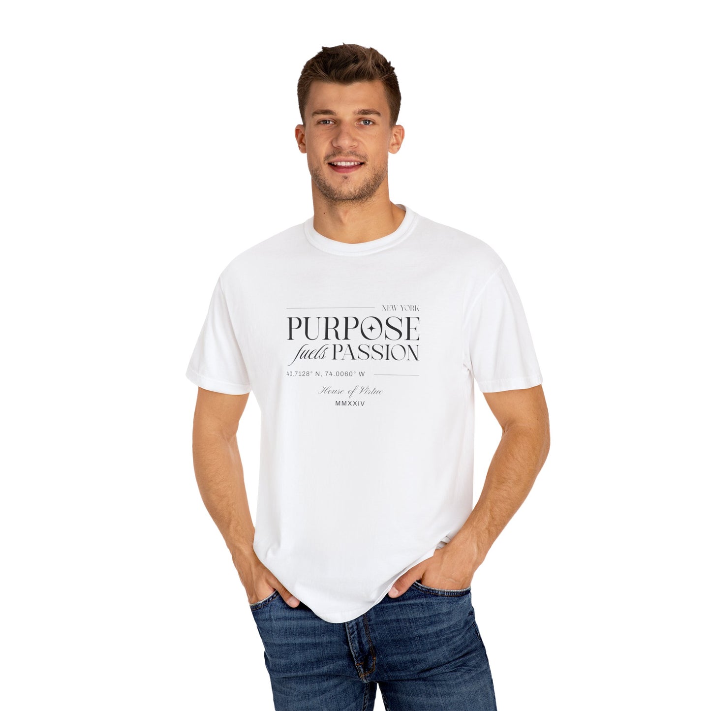 Passion Unisex Garment-Dyed T-shirt - House of Virtue Collection