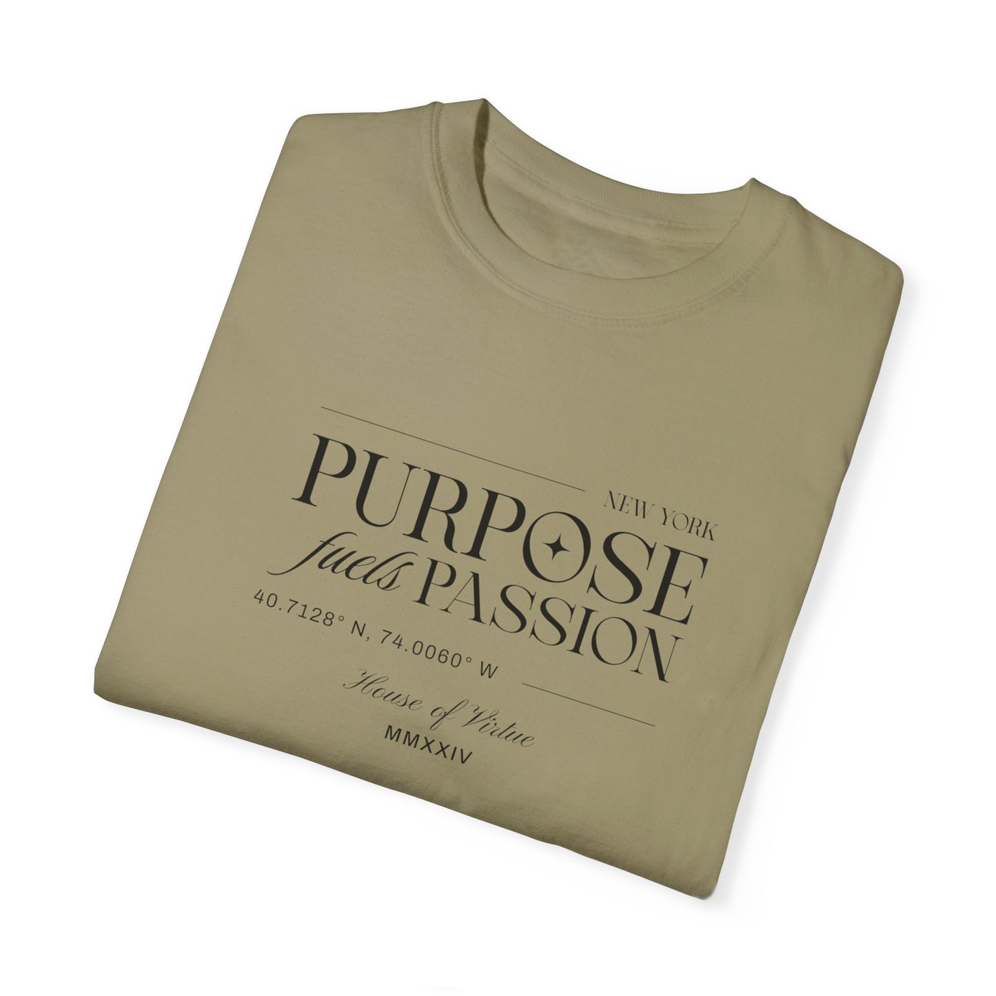 Passion Unisex Garment-Dyed T-shirt - House of Virtue Collection