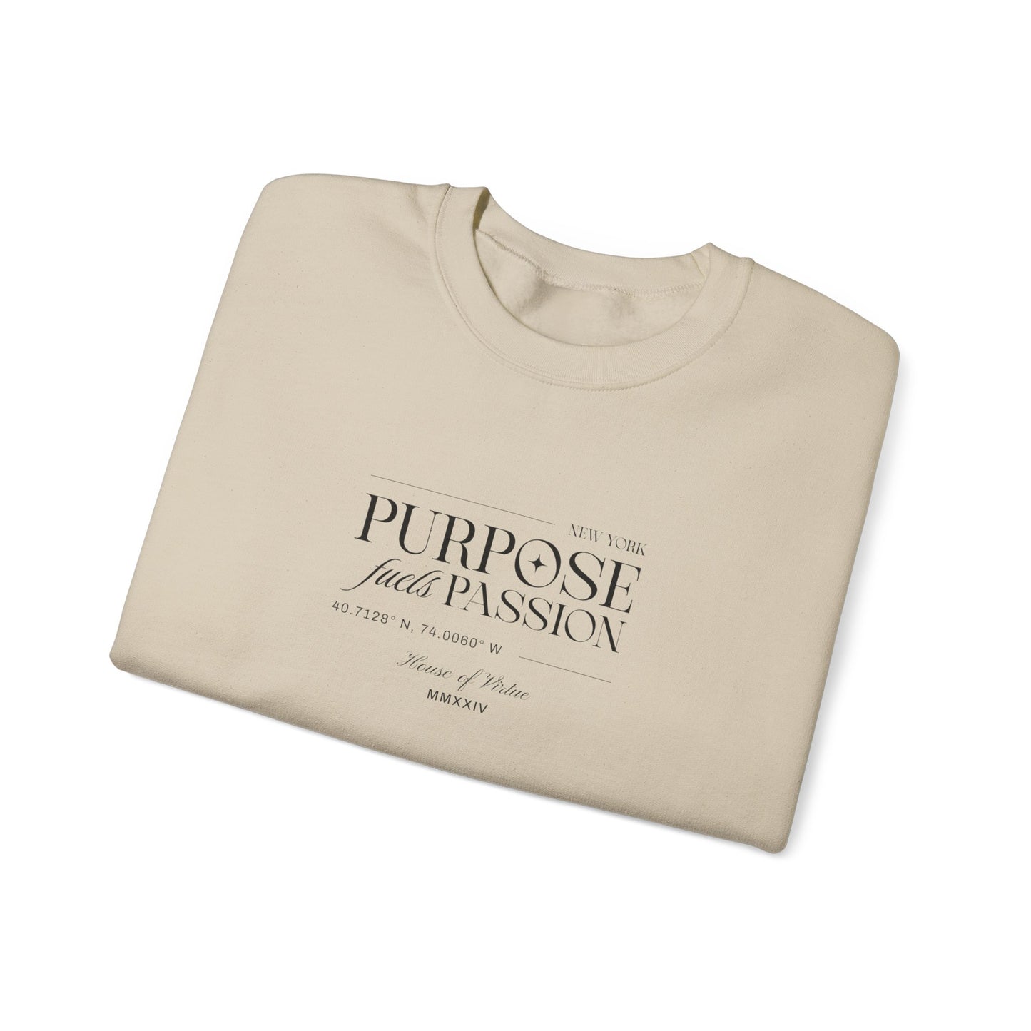 House of Virtue's "Purpose" Unisex Heavy Blend™ Crewneck Sweatshirt