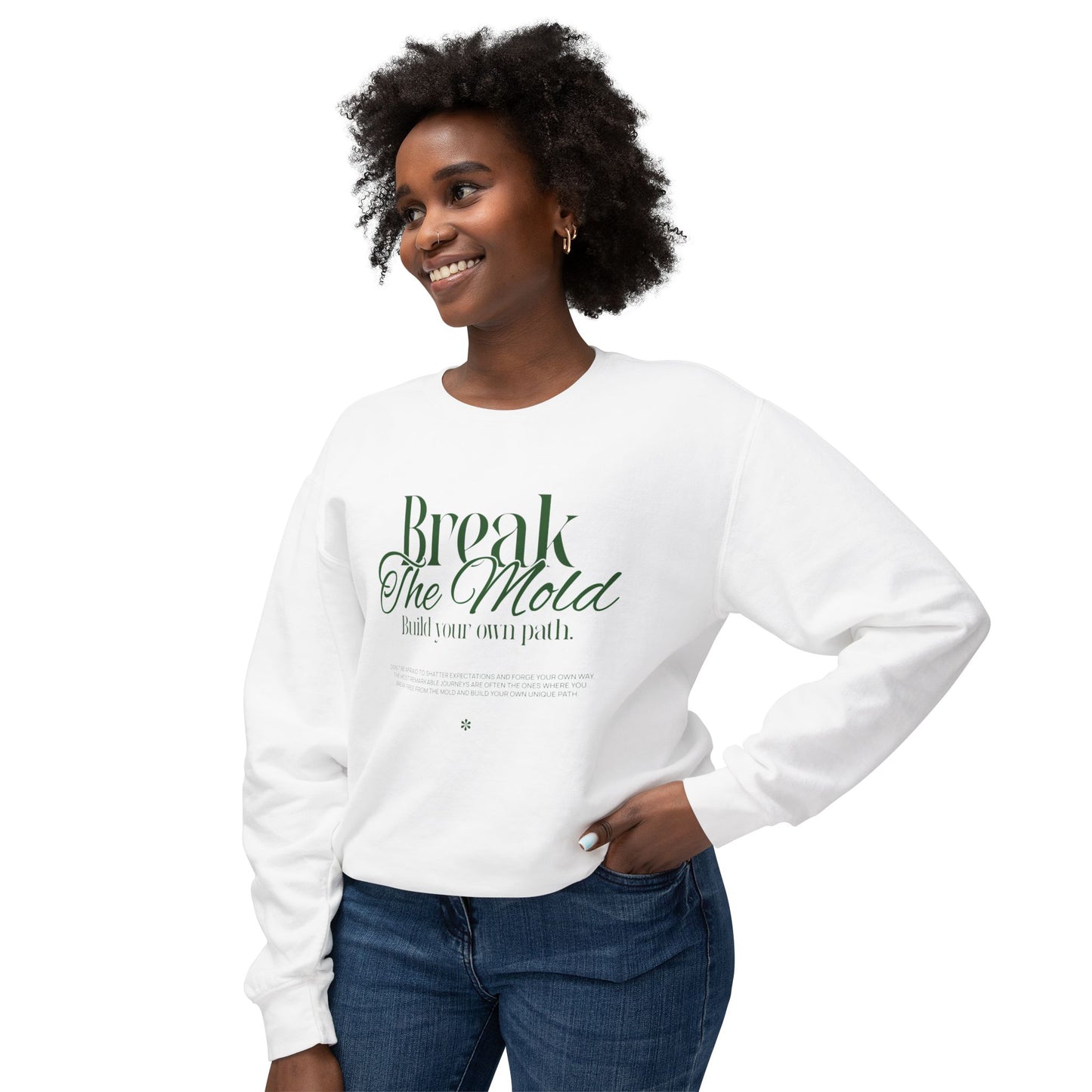 House of Virtue's "Break the Mold" Unisex Lightweight Crewneck Sweatshirt