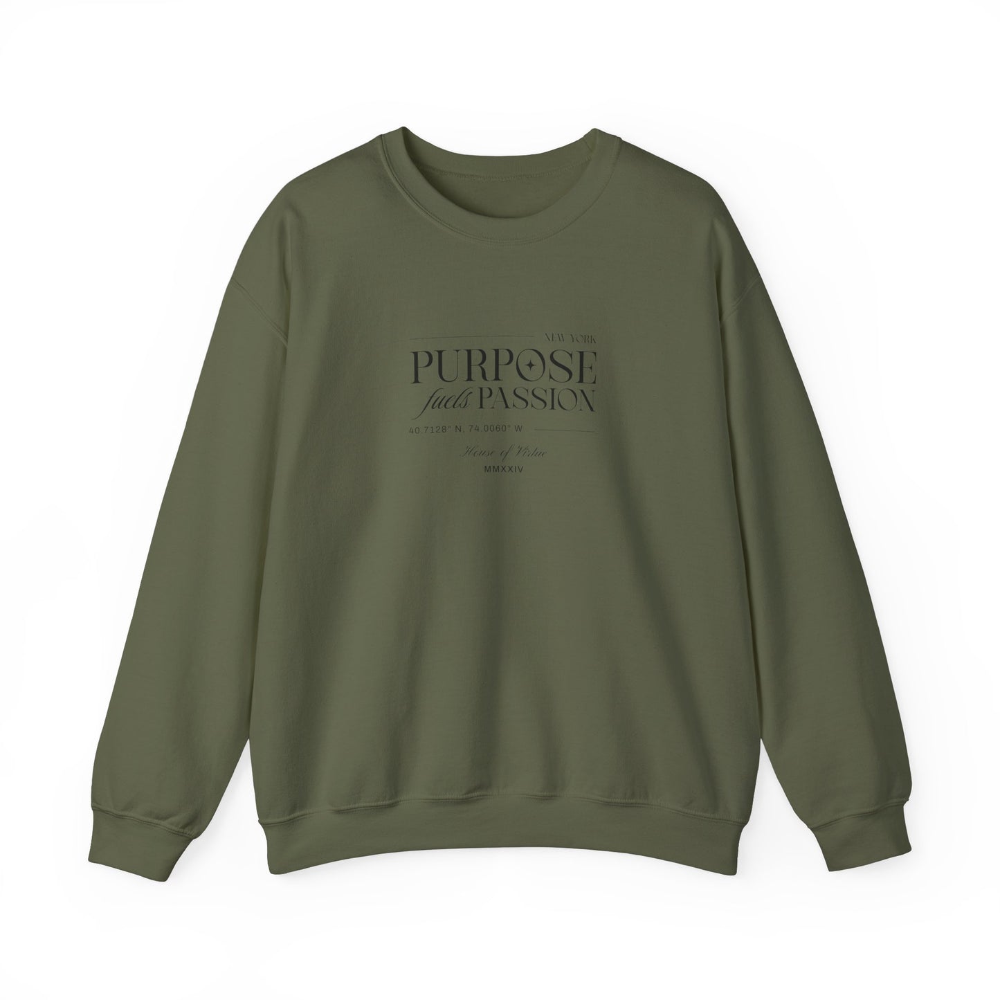 House of Virtue's "Purpose" Unisex Heavy Blend™ Crewneck Sweatshirt