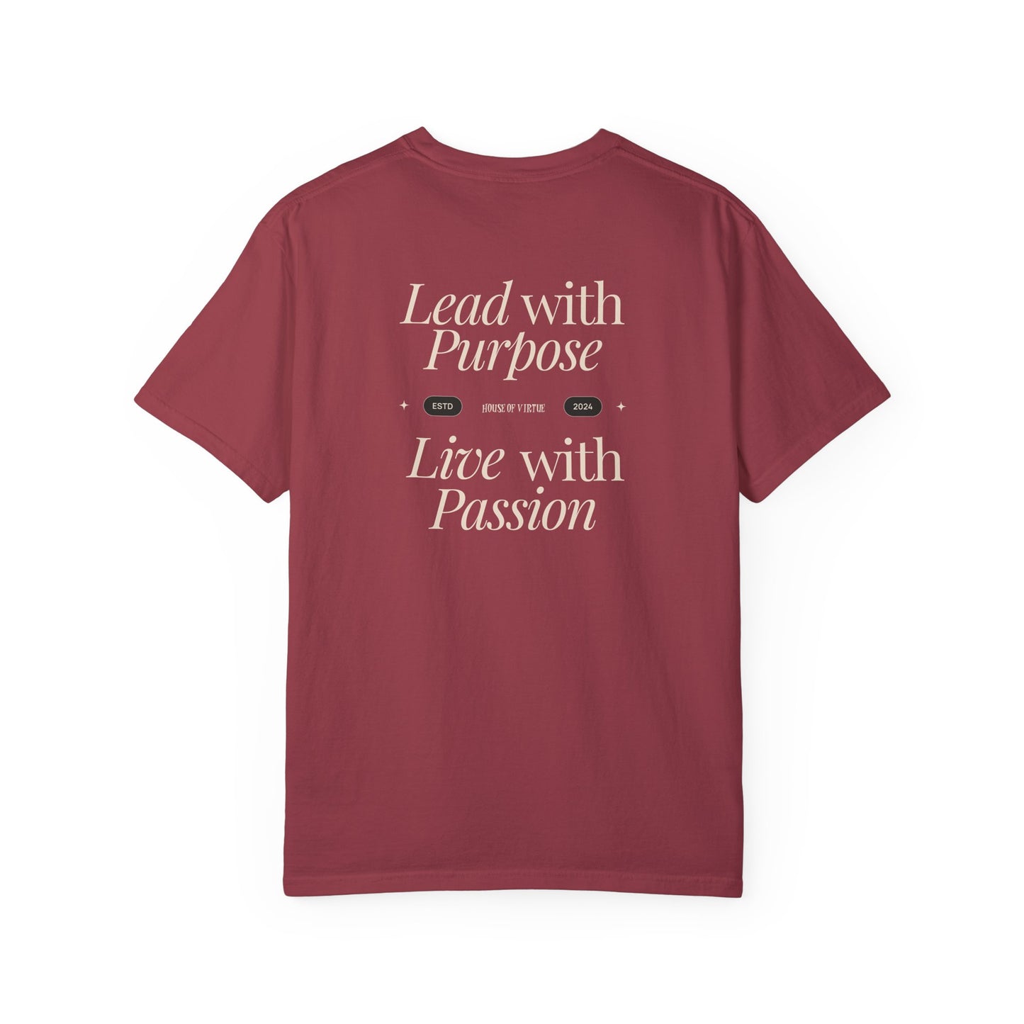 Garment-Dyed T-shirt House of Virtue Graphic Tee