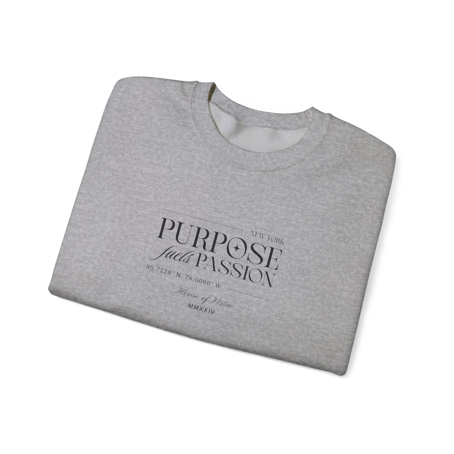 House of Virtue's "Purpose" Unisex Heavy Blend™ Crewneck Sweatshirt