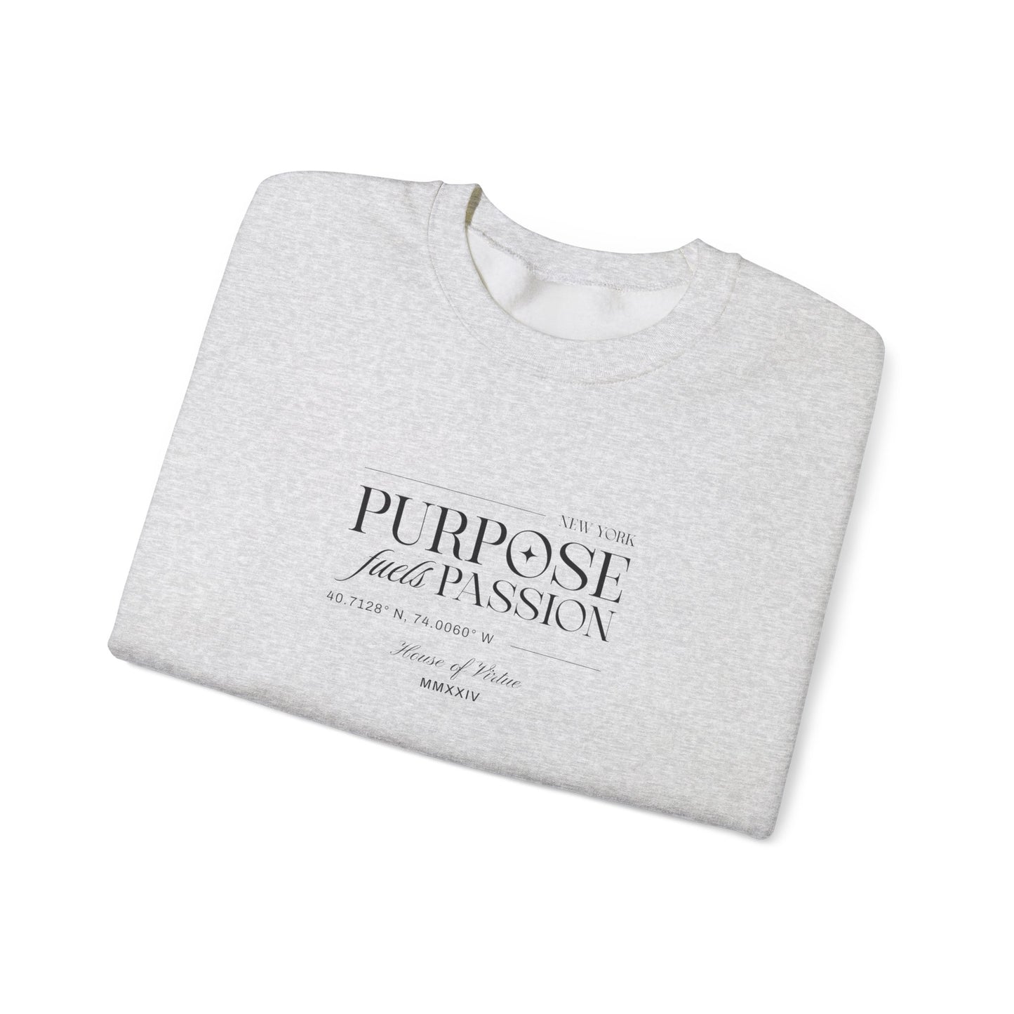 House of Virtue's "Purpose" Unisex Heavy Blend™ Crewneck Sweatshirt