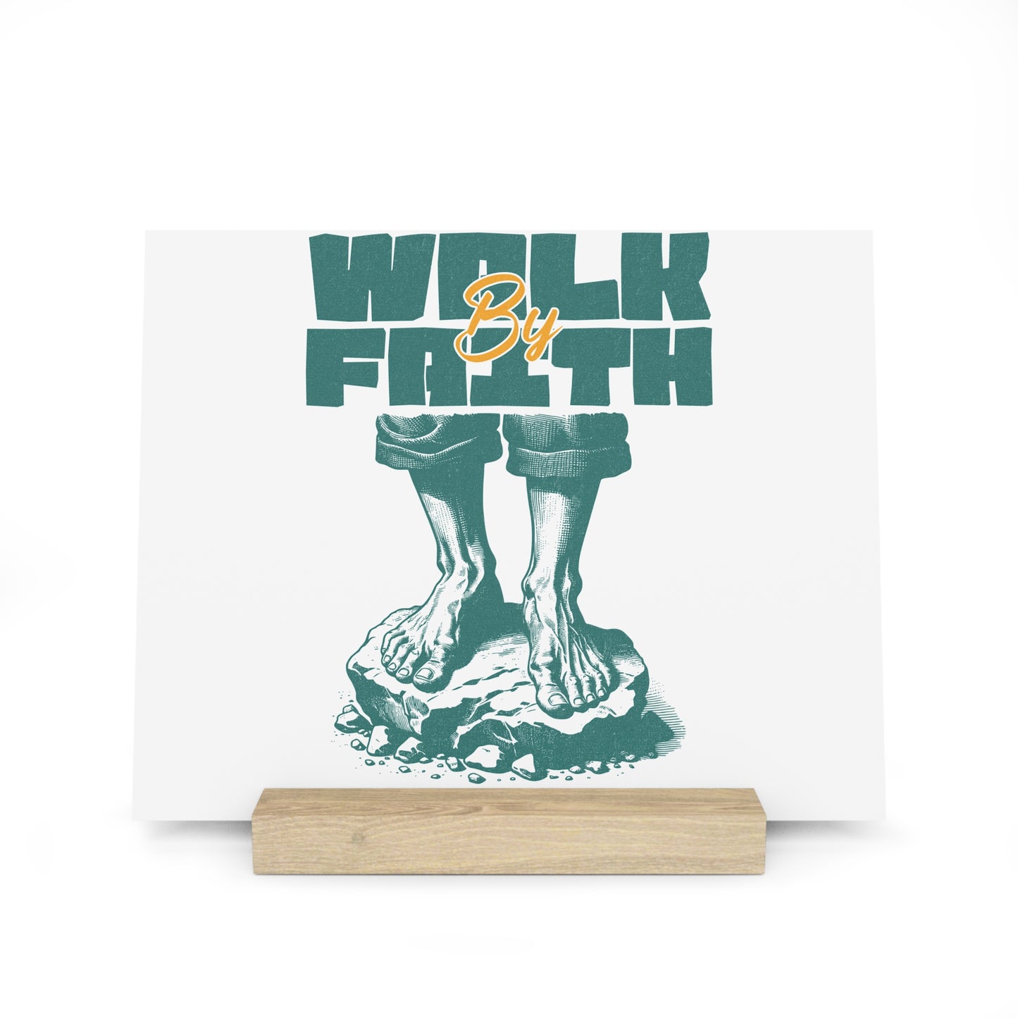 House of Virtue's "Walk By Faith" Gallery Board with Stand