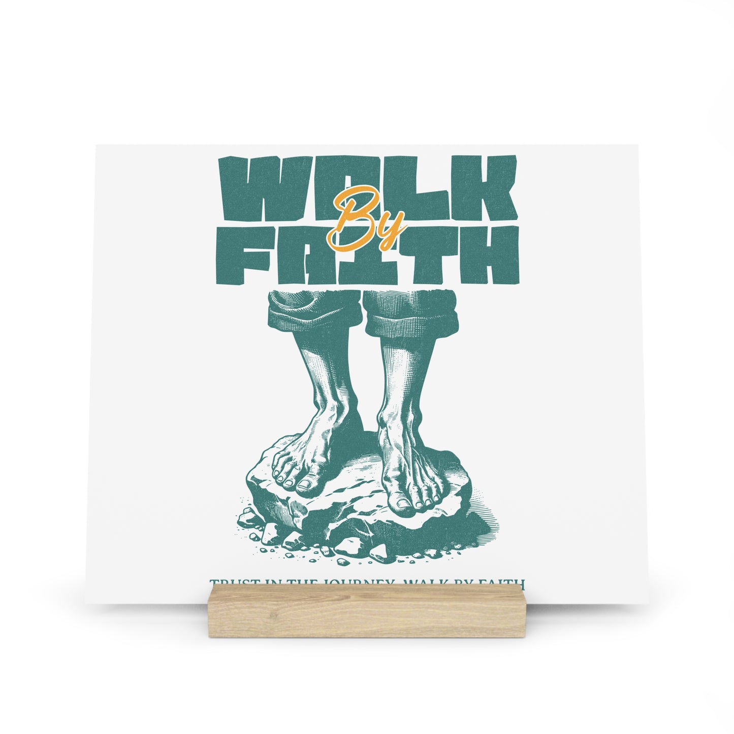 House of Virtue's "Walk By Faith" Gallery Board with Stand