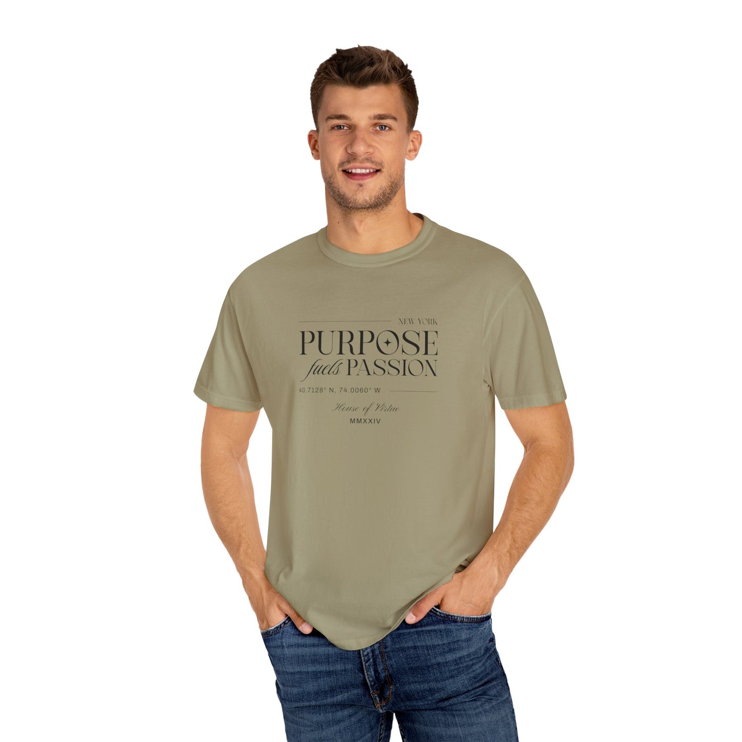 Passion Unisex Garment-Dyed T-shirt - House of Virtue Collection