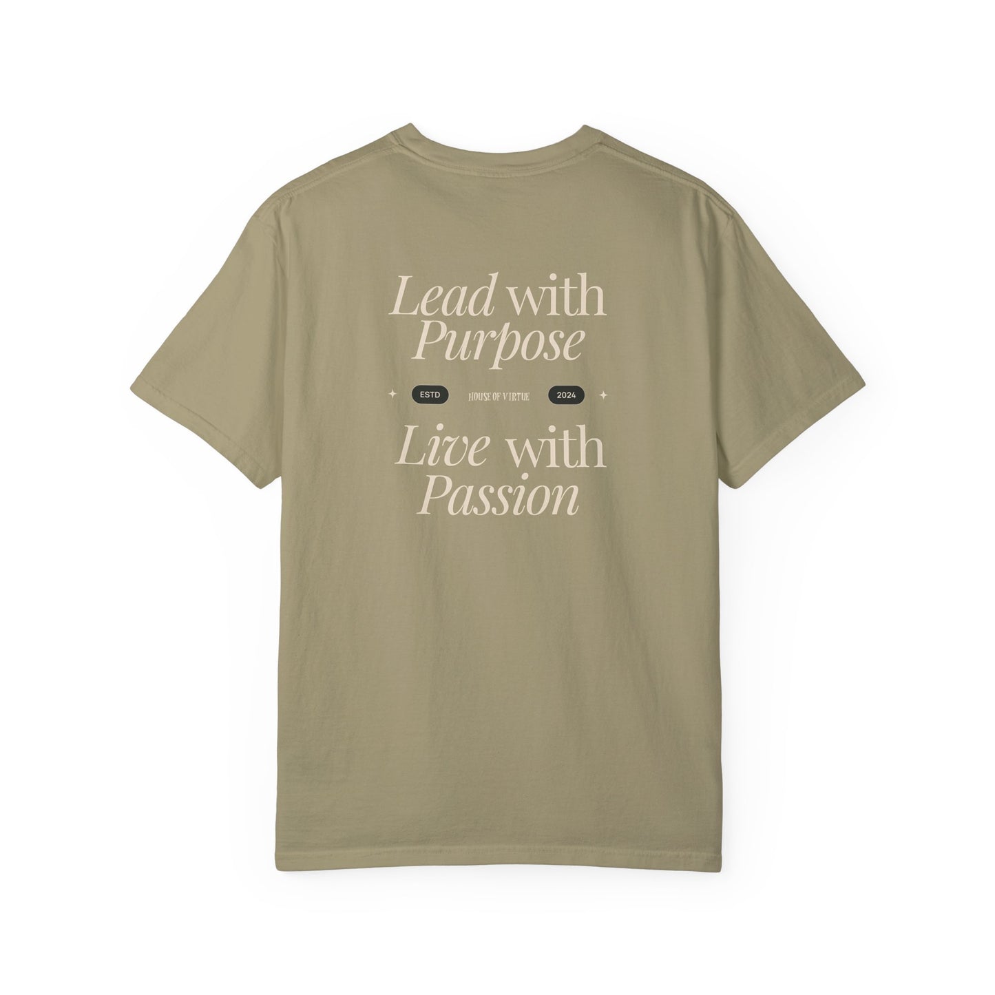 Garment-Dyed T-shirt House of Virtue Graphic Tee