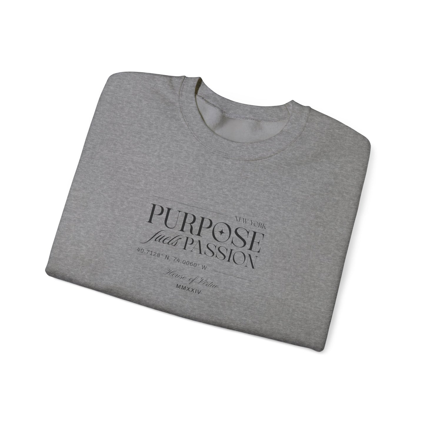 House of Virtue's "Purpose" Unisex Heavy Blend™ Crewneck Sweatshirt