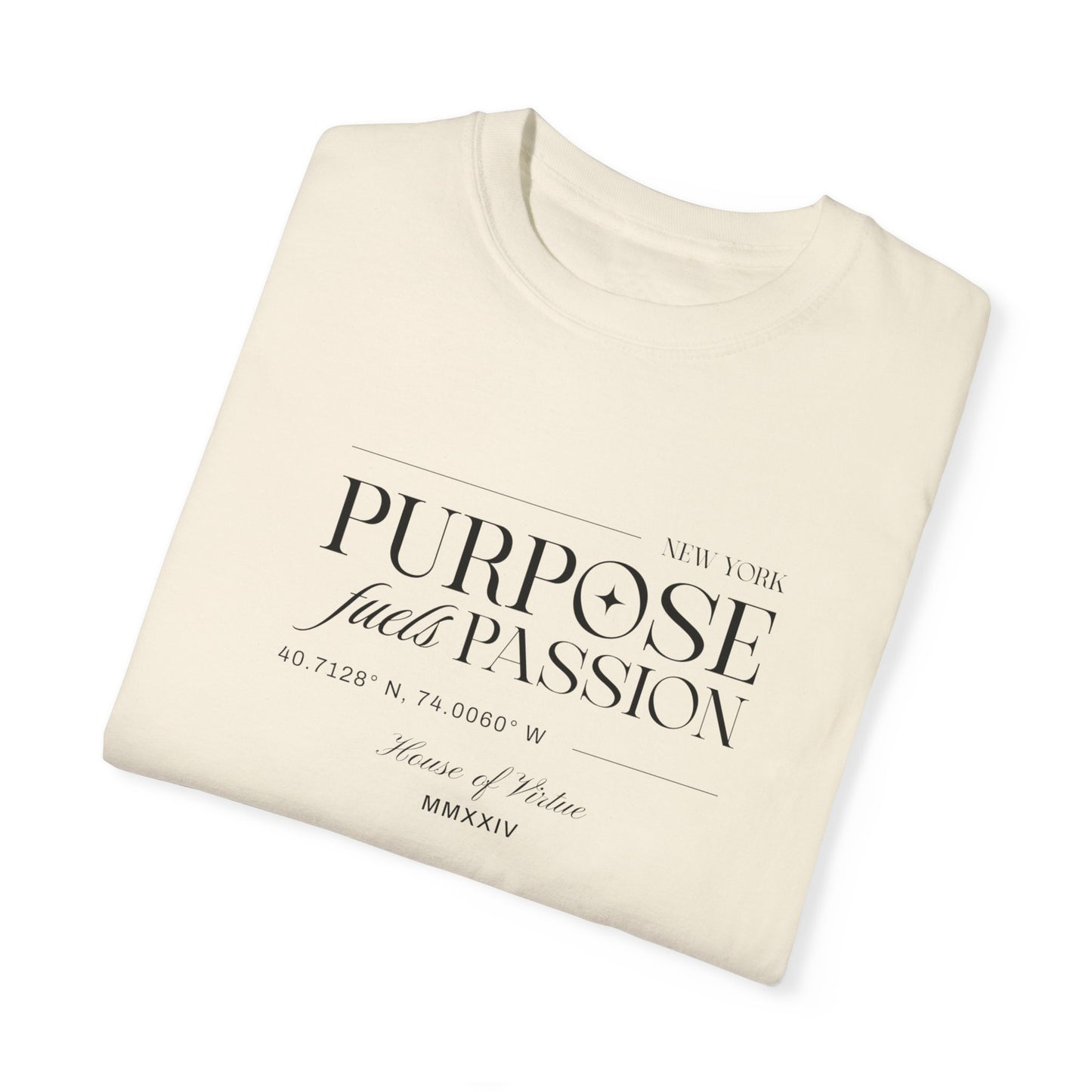 Passion Unisex Garment-Dyed T-shirt - House of Virtue Collection