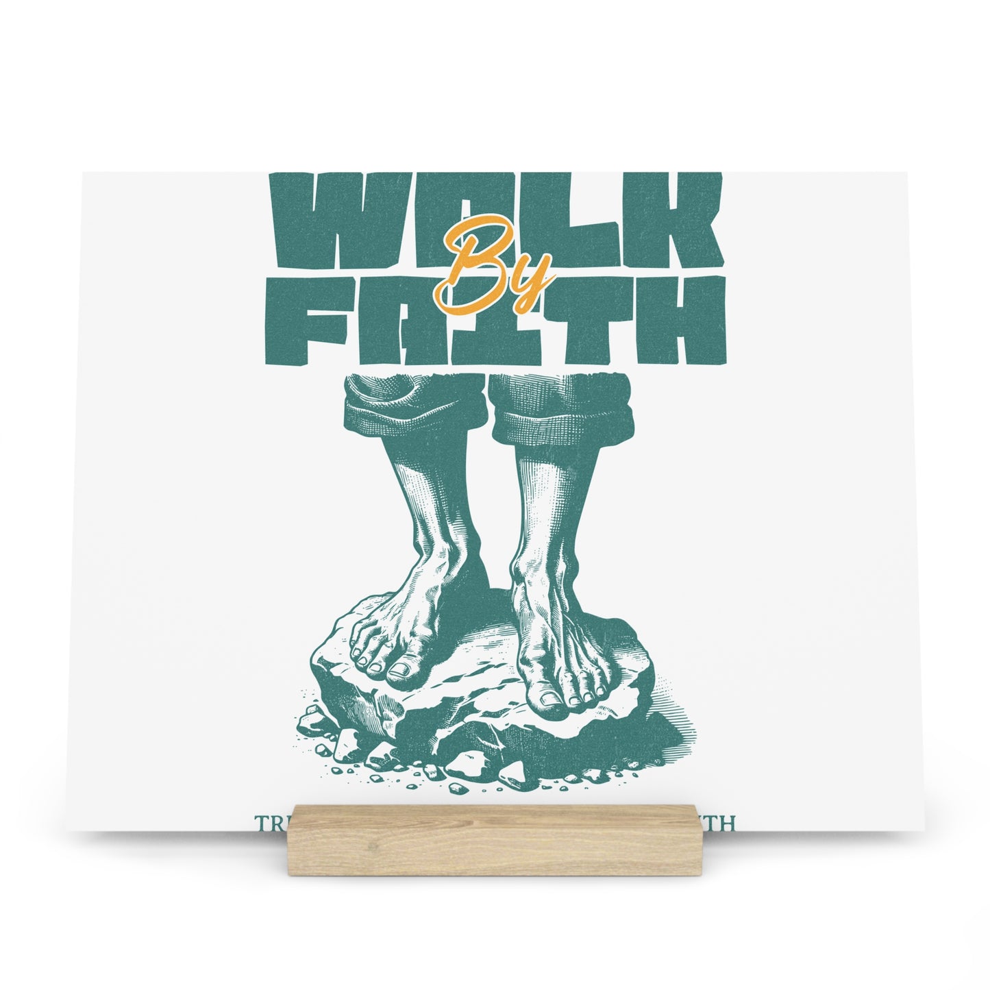 House of Virtue's "Walk By Faith" Gallery Board with Stand