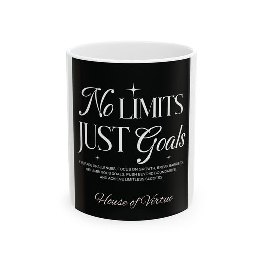 Mug House of Virtue 'No Limit' 11oz & 15oz Ceramic Mug