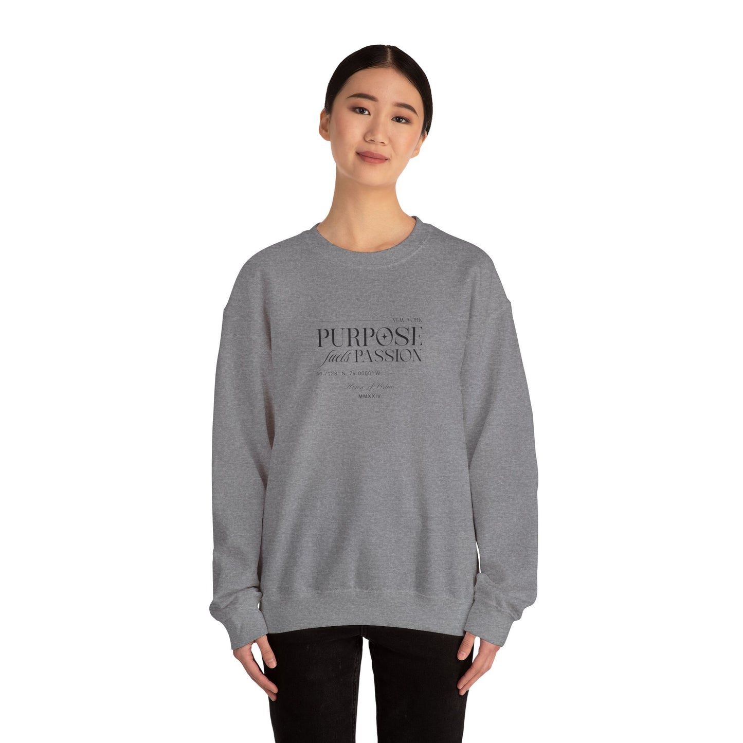 House of Virtue's "Purpose" Unisex Heavy Blend™ Crewneck Sweatshirt