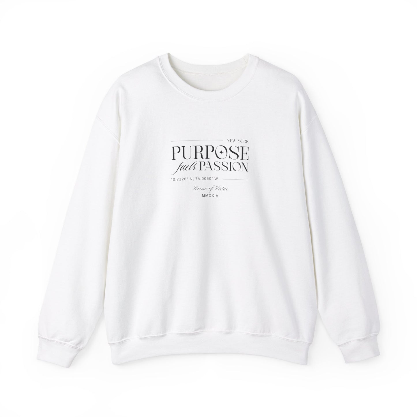 House of Virtue's "Purpose" Unisex Heavy Blend™ Crewneck Sweatshirt