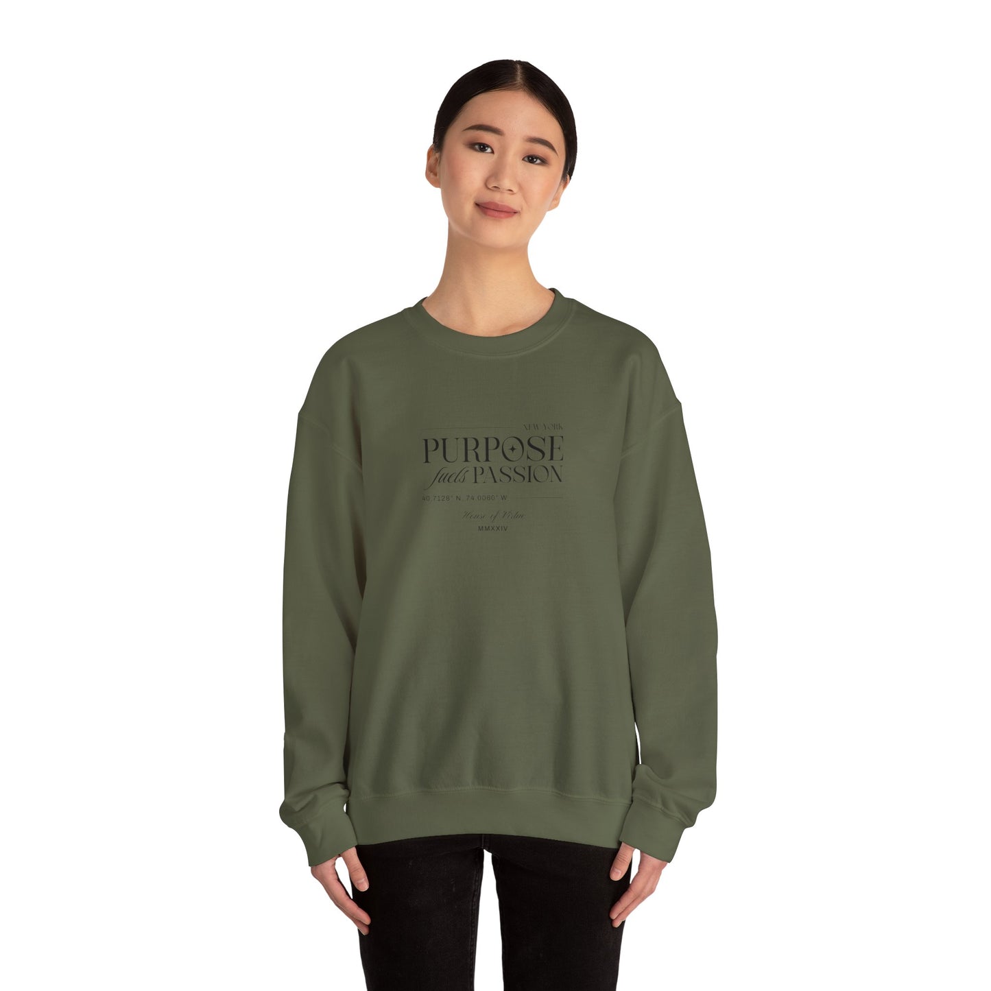 House of Virtue's "Purpose" Unisex Heavy Blend™ Crewneck Sweatshirt