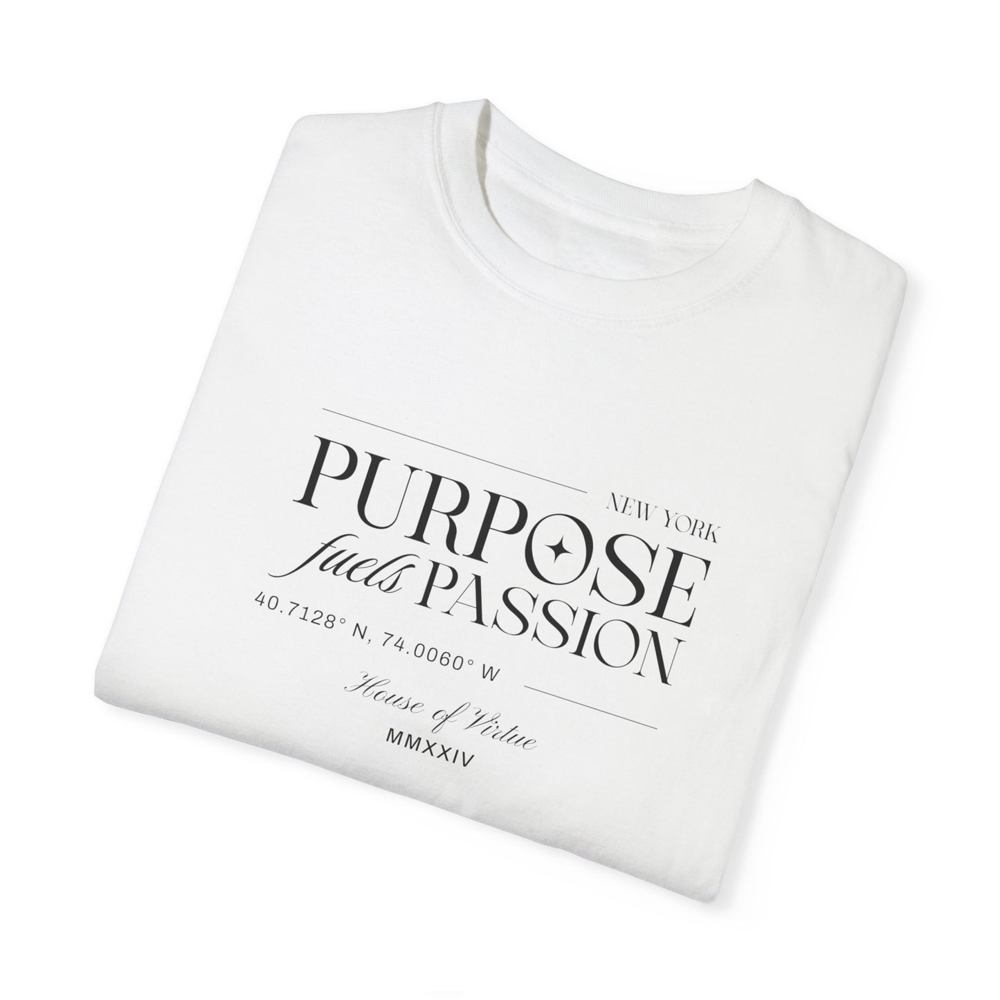 Passion Unisex Garment-Dyed T-shirt - House of Virtue Collection