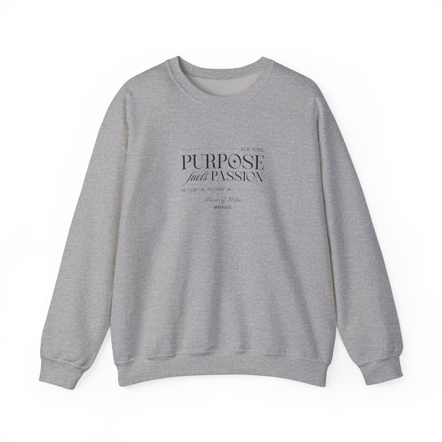 House of Virtue's "Purpose" Unisex Heavy Blend™ Crewneck Sweatshirt